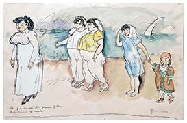 Jules Pascin Fashion at the seaside 1924